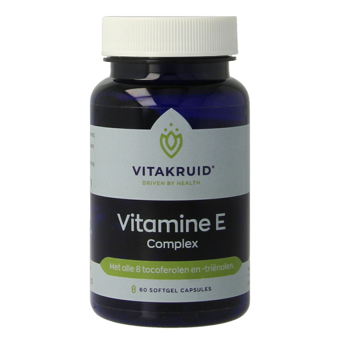 Vitakruid Vitamine E Complex 8 tocoferolen en -trienolen 60.00 Softgels