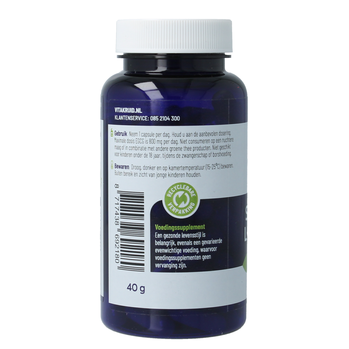 Vitakruid Saffraan 28mg (Affron) & L-Theanine 90.00 Vegetarische capsules