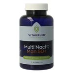 Vitakruid Multi Nacht Man 50+ 100% Vegan 90.00 Tabletten
