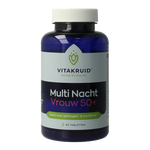 Vitakruid Multi Nacht Vrouw 50+ 100% Vegan 90 Tabletten