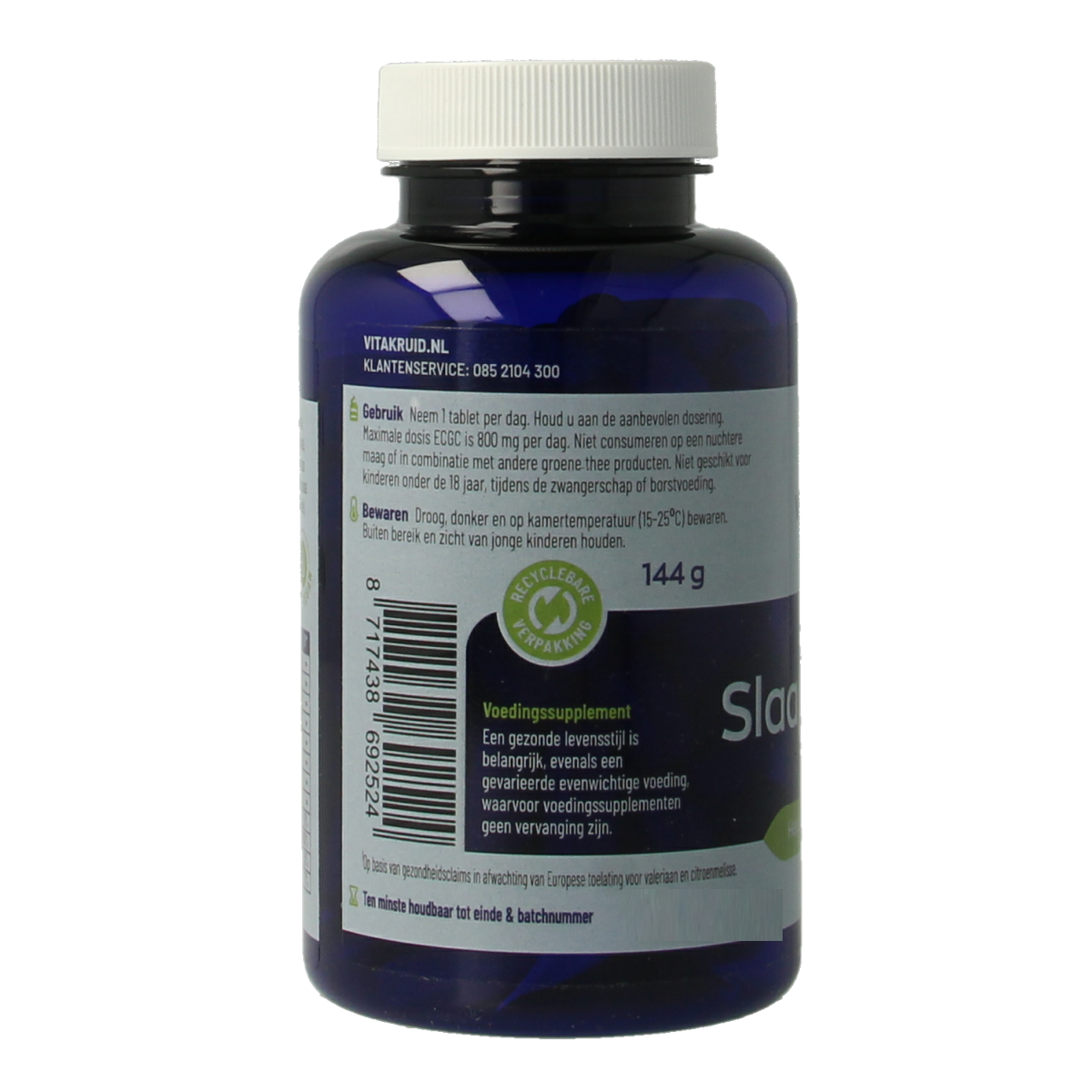 Vitakruid SlaapComplex oa Valeriaan Magnesium Bisglycinaat 90.00 Tabletten