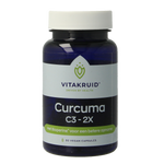 Vitakruid Curcuma C3-2X (95%  curcuminoiden) met Bioperine 30.00 Vegetarische capsules