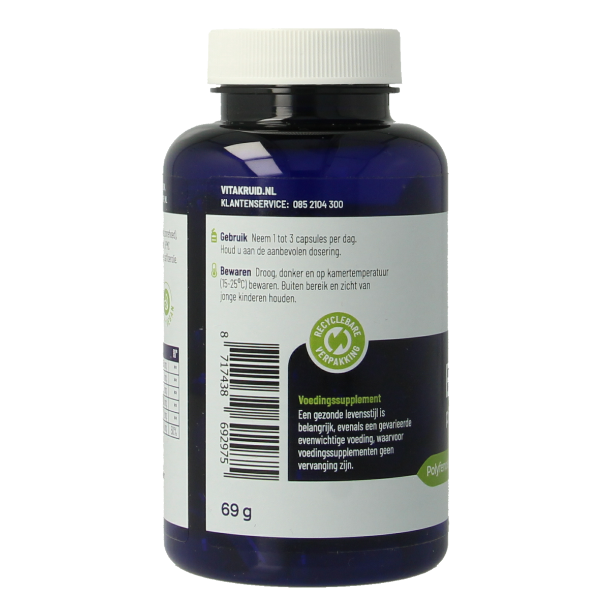 Vitakruid Echinacea  purpurea (4%) angustifolia (6%, 4%) 90.00 Vegetarische capsules