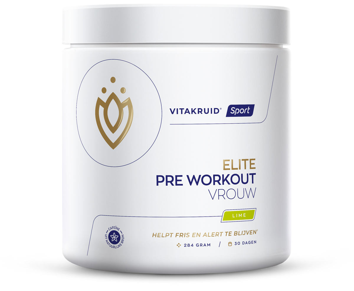 Vitakruid Elite pre workout vrouw 284.00 Gram