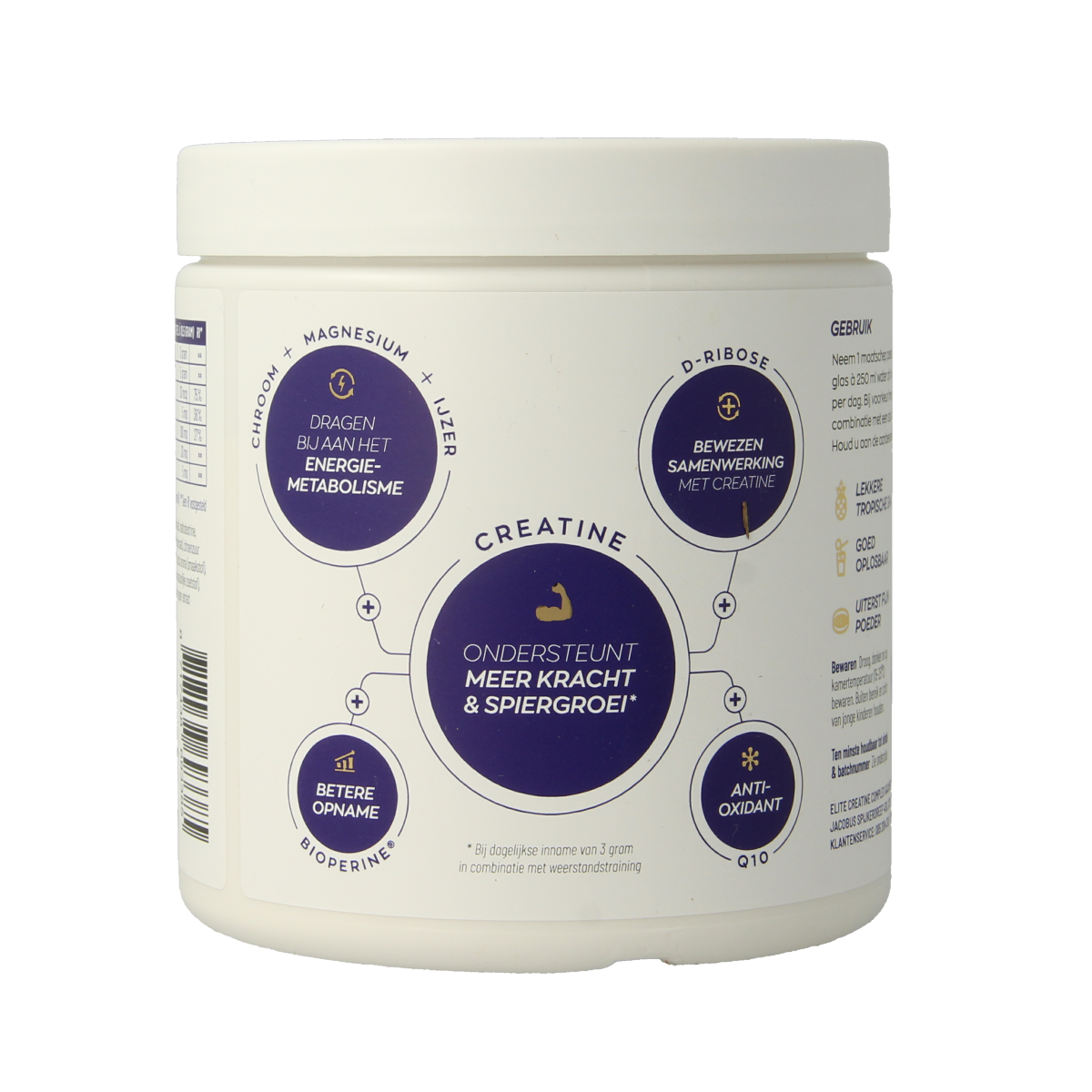 Vitakruid Elite Creatine Complex D-Ribose, Q10 & Magn Tropic 315.00 Gram