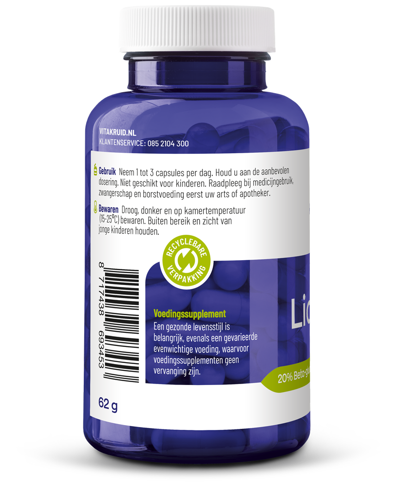 Vitakruid Lions mane 90.00 Vegetarische capsules