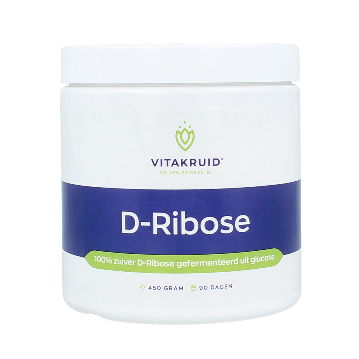 Vitakruid D-Ribose 100% puur gefermenteerd uit glucose 450.00 Gram