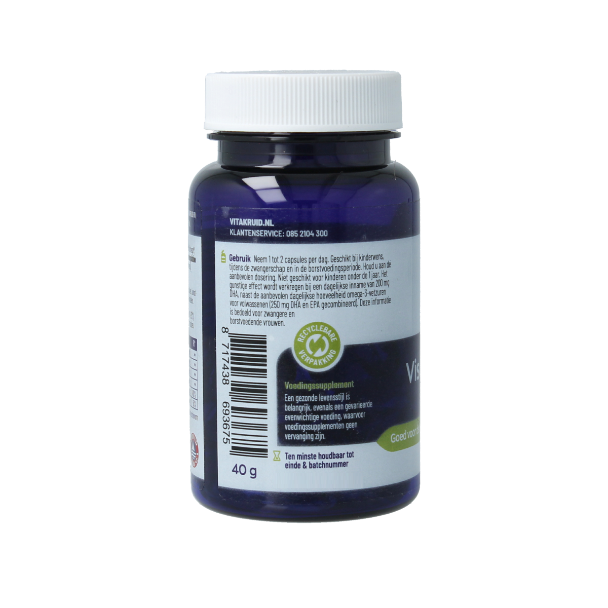 Vitakruid Visolie 1800 TG mama 30.00 Softgels