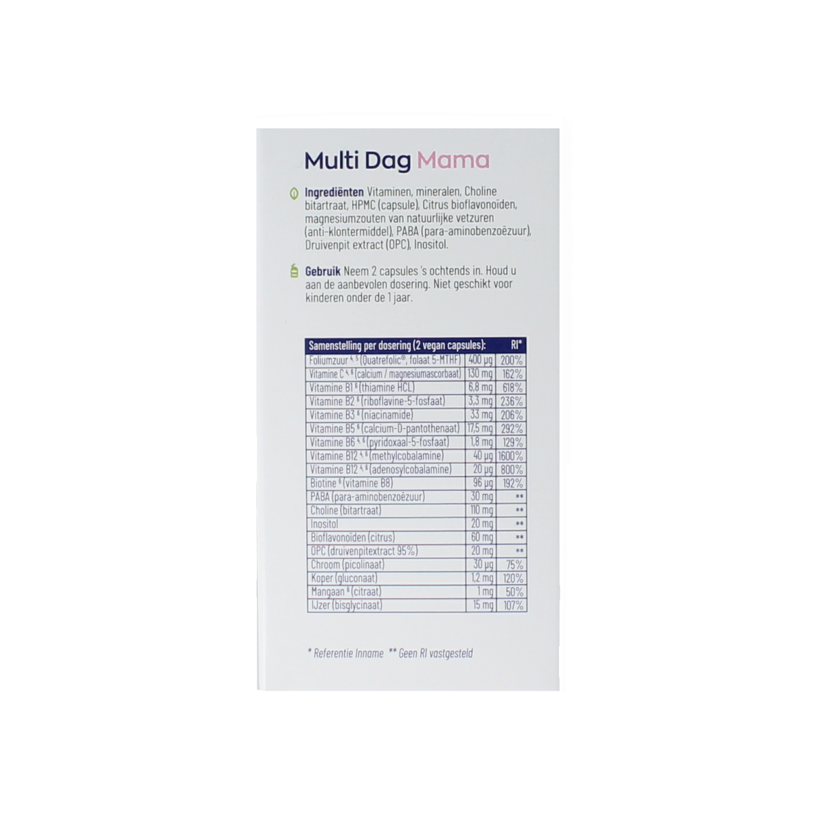 Vitakruid Multi dag & nacht mama 60+30 90.00 Capsules