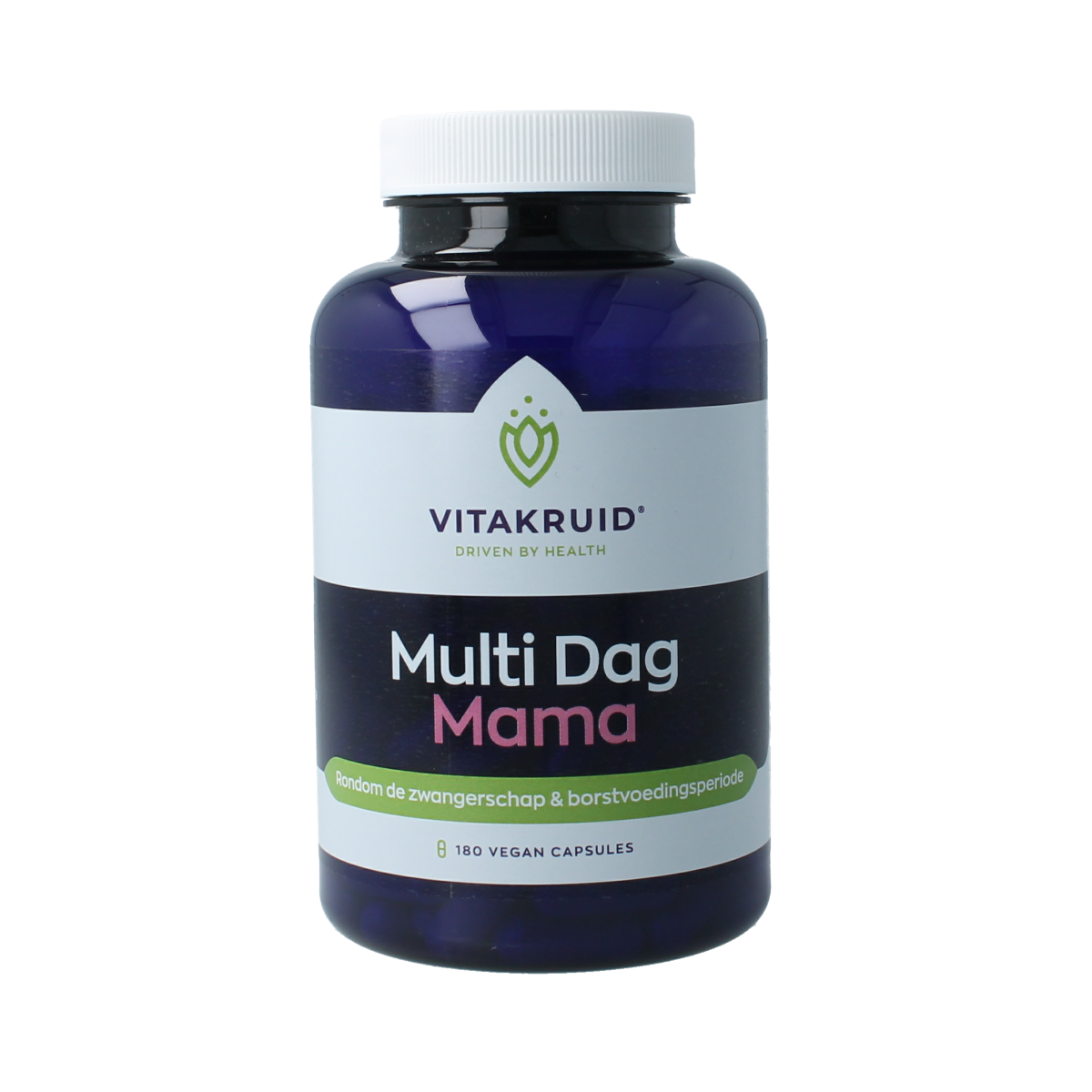 Vitakruid Multi dag mama vegan 180.00 Vegetarische capsules