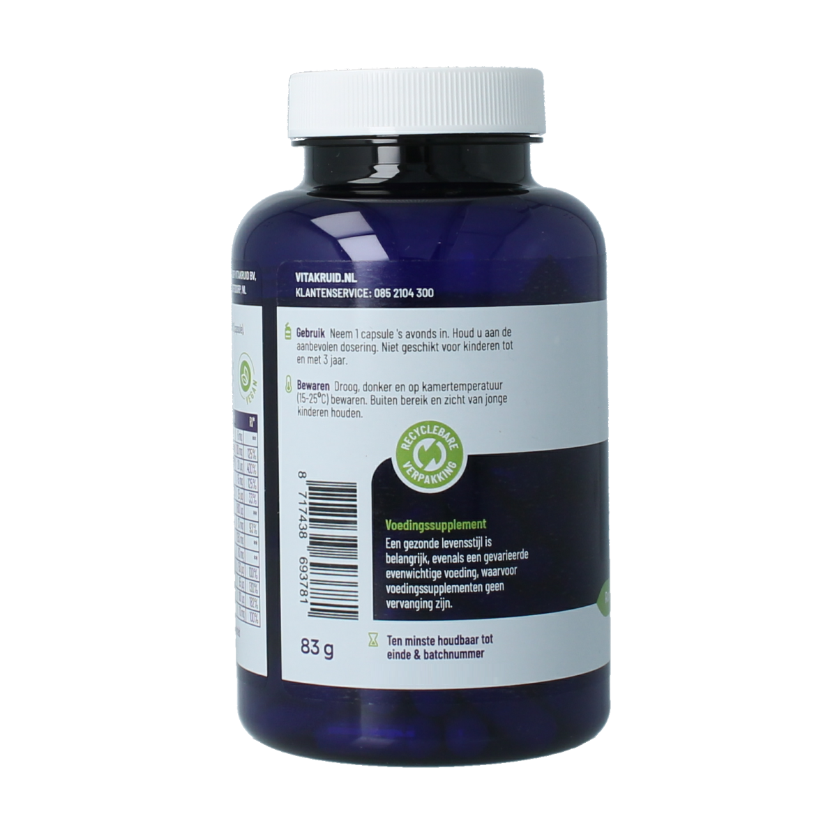 Vitakruid Multi nacht mama vegan 90.00 Vegetarische capsules