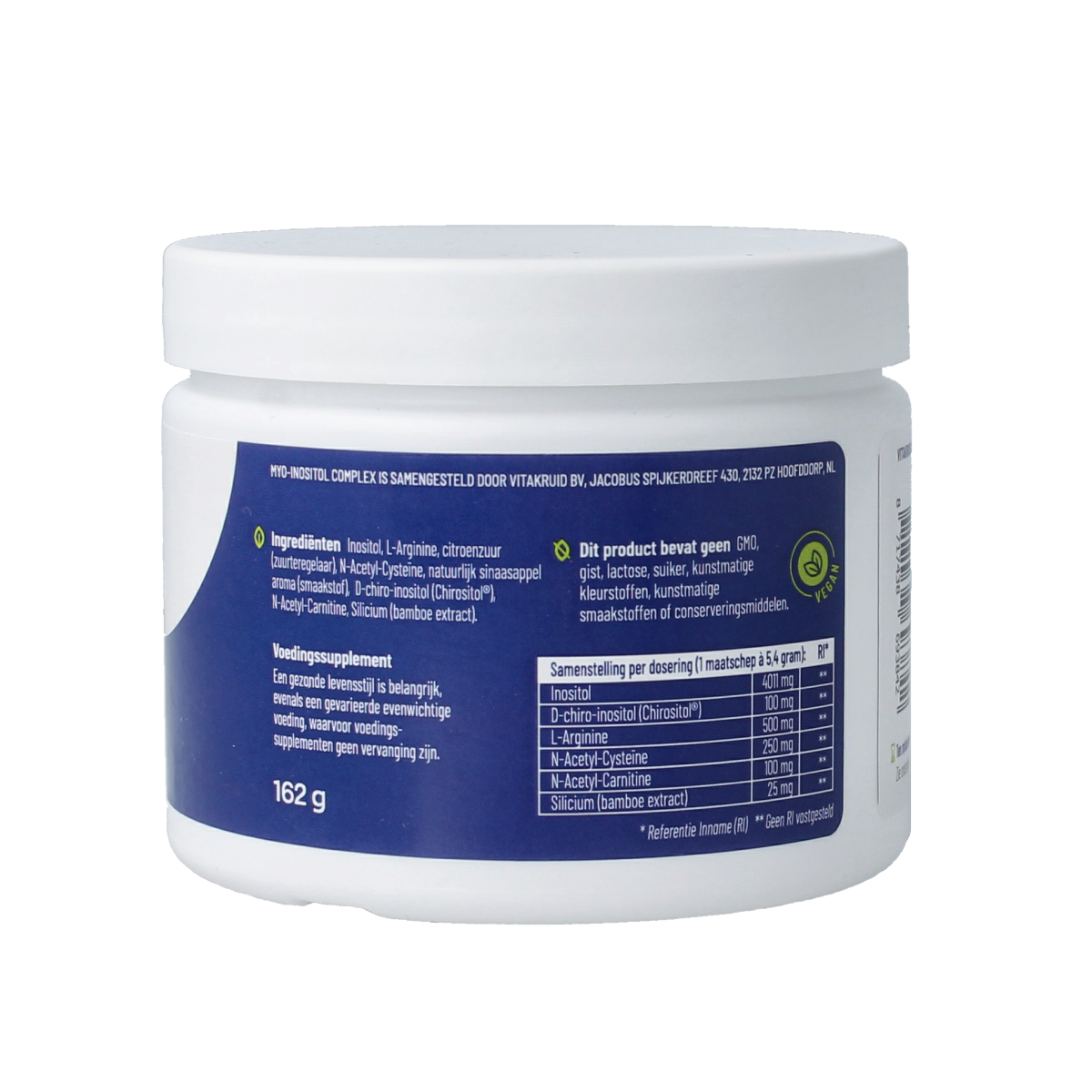 Vitakruid Myo-inositol complex 162.00 Gram