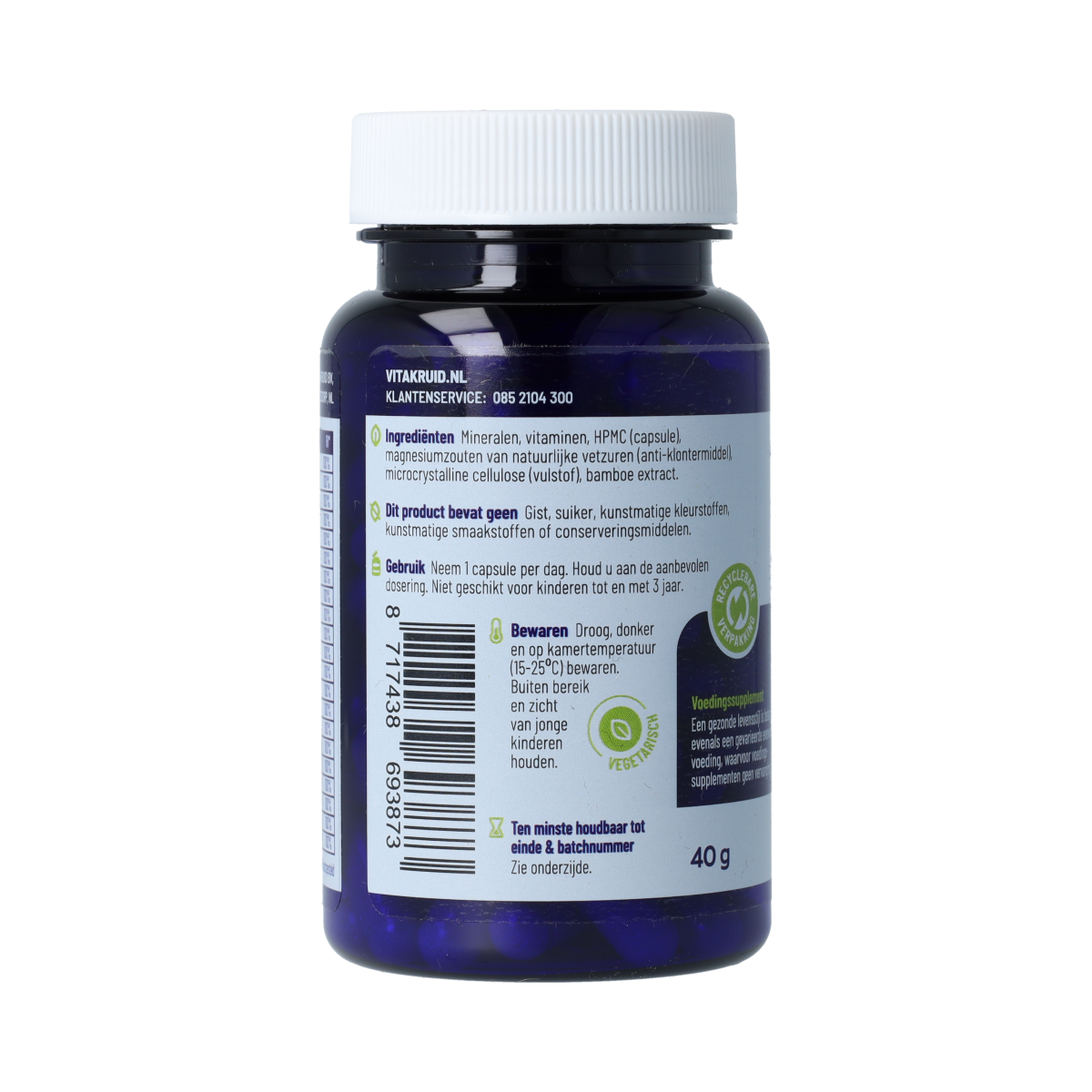 Vitakruid Multi 100% RI met goed opneembare vormen 90.00 Vegetarische capsules