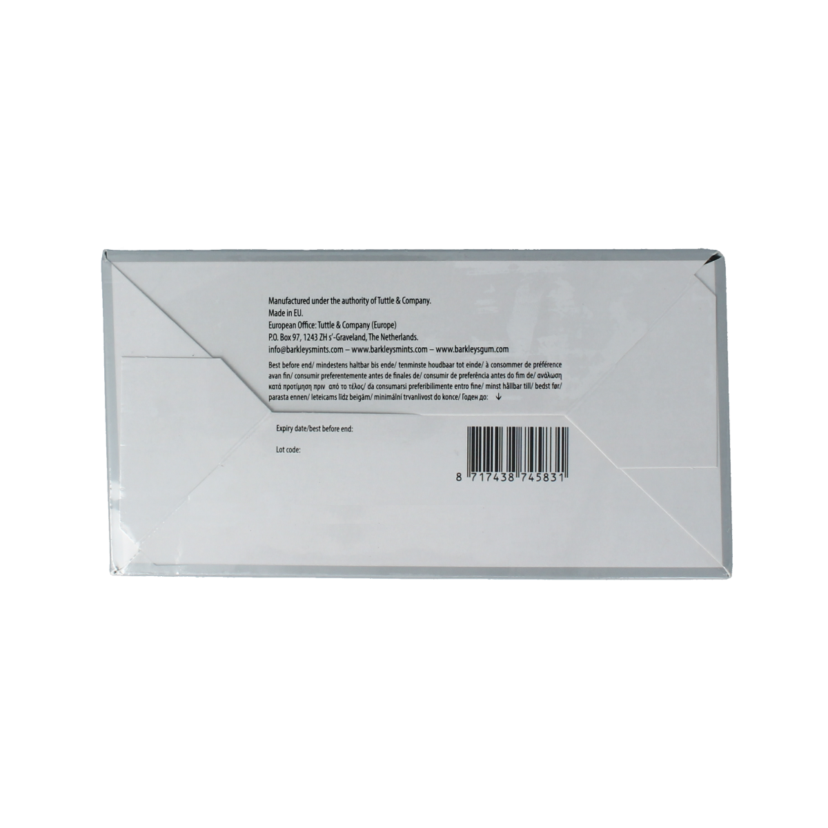Barkleys Chewing gum assorti 9x30 gram 1.00 Stuks