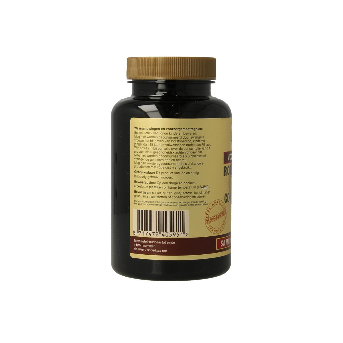 Artelle Rode gist rijst 100mg Q10 30mg 220.00 Vegetarische capsules