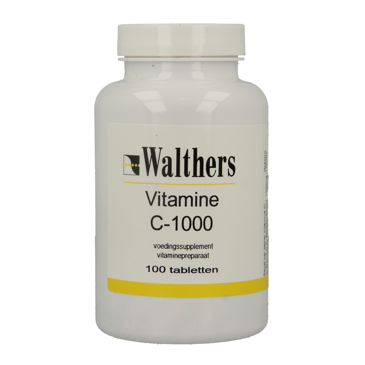 Walthers Vitamine C 1000 mg bioflav/rozenbottel 100.00 Tabletten
