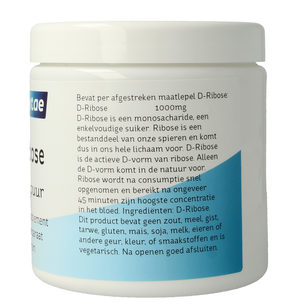 Nova Vitae D Ribose 100% puur 250.00 Gram
