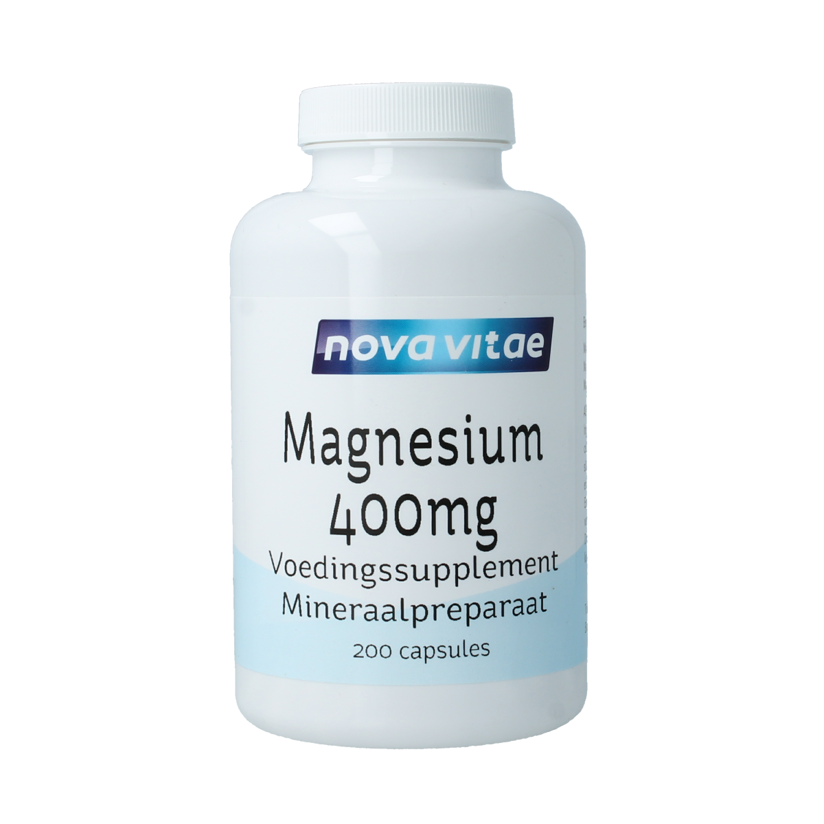 Nova Vitae Magnesium 400 mg 200.00 Vegetarische capsules