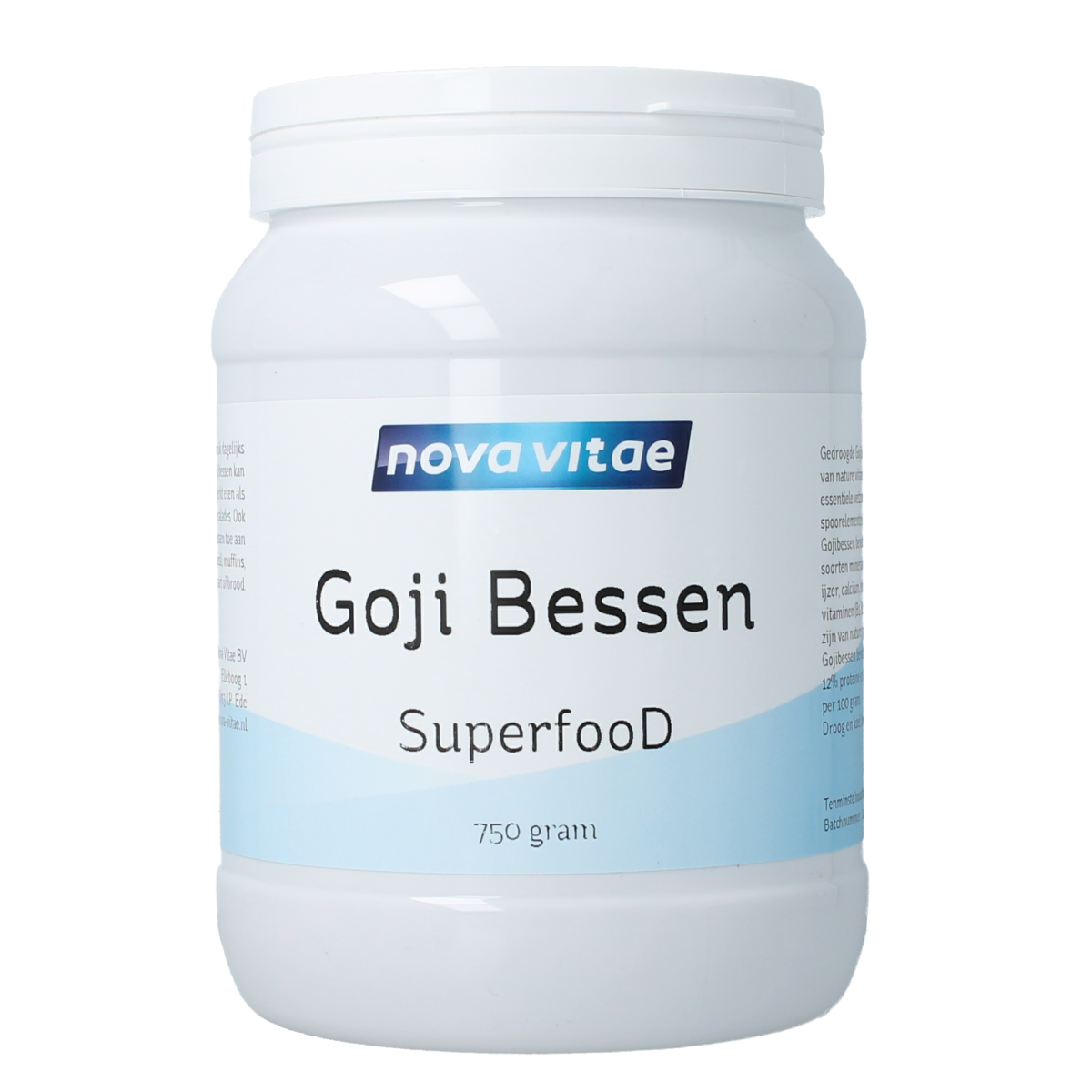 Nova Vitae Goji bessen 750.00 Gram
