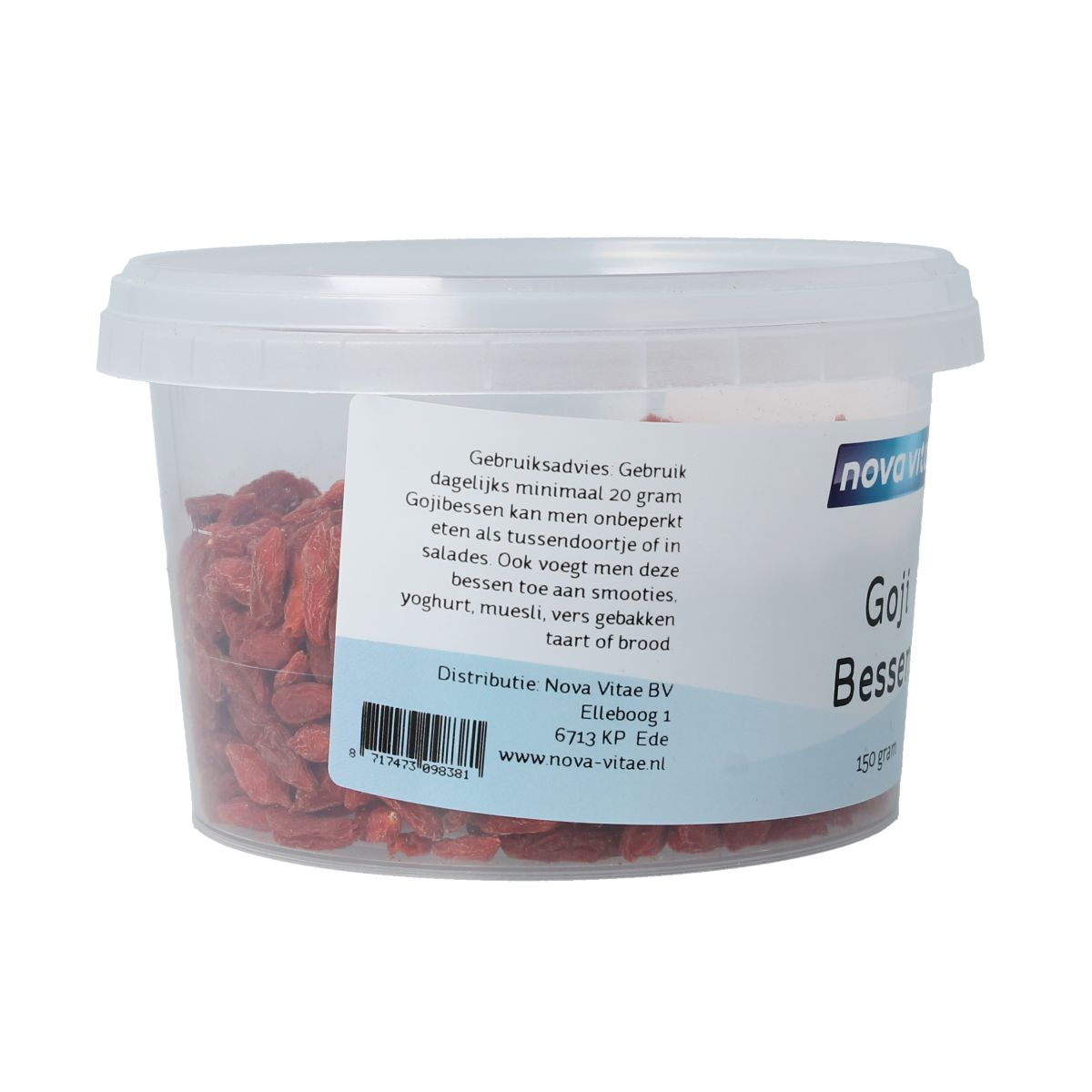 Nova Vitae Goji bessen 150.00 Gram