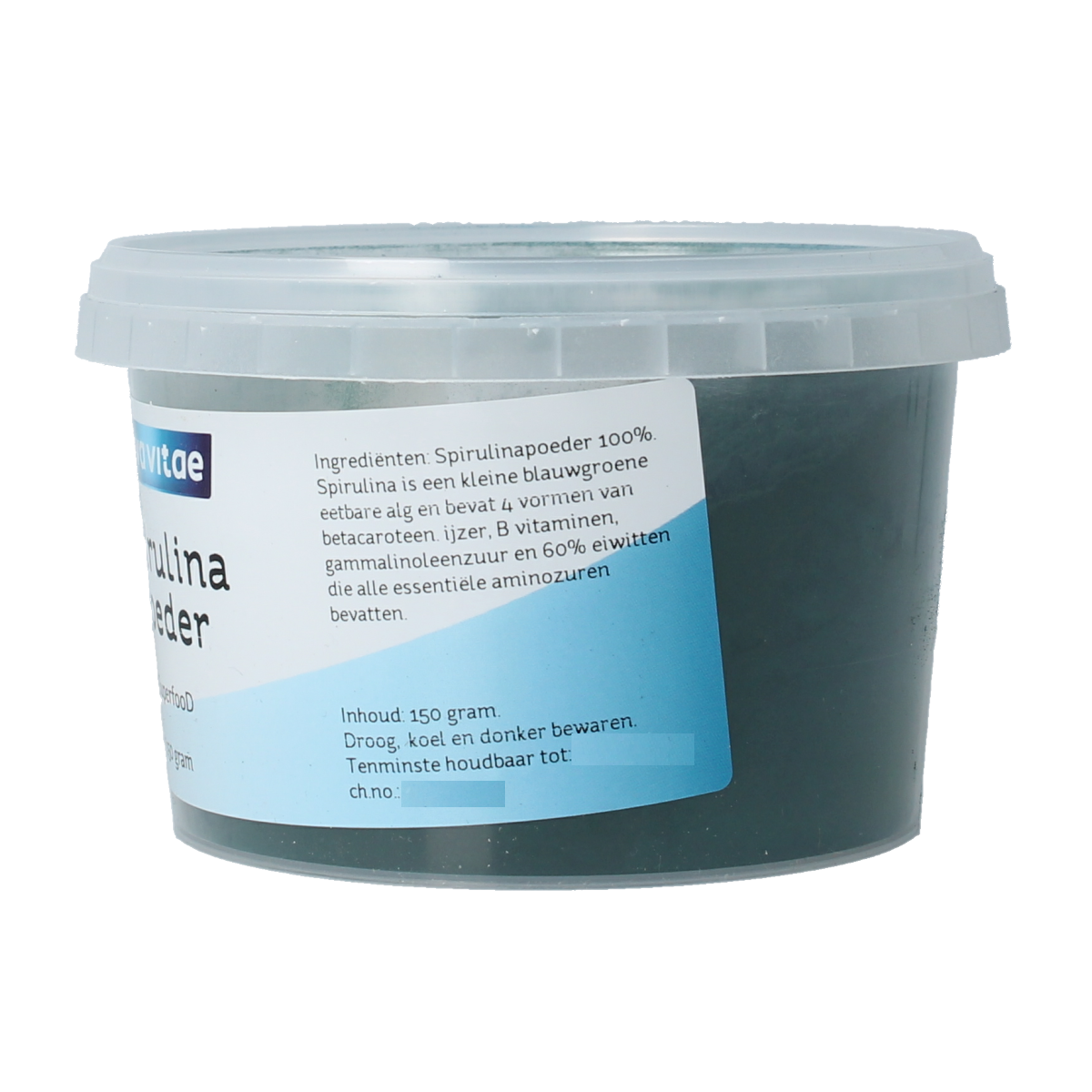 Nova Vitae Spirulina poeder 150.00 Gram