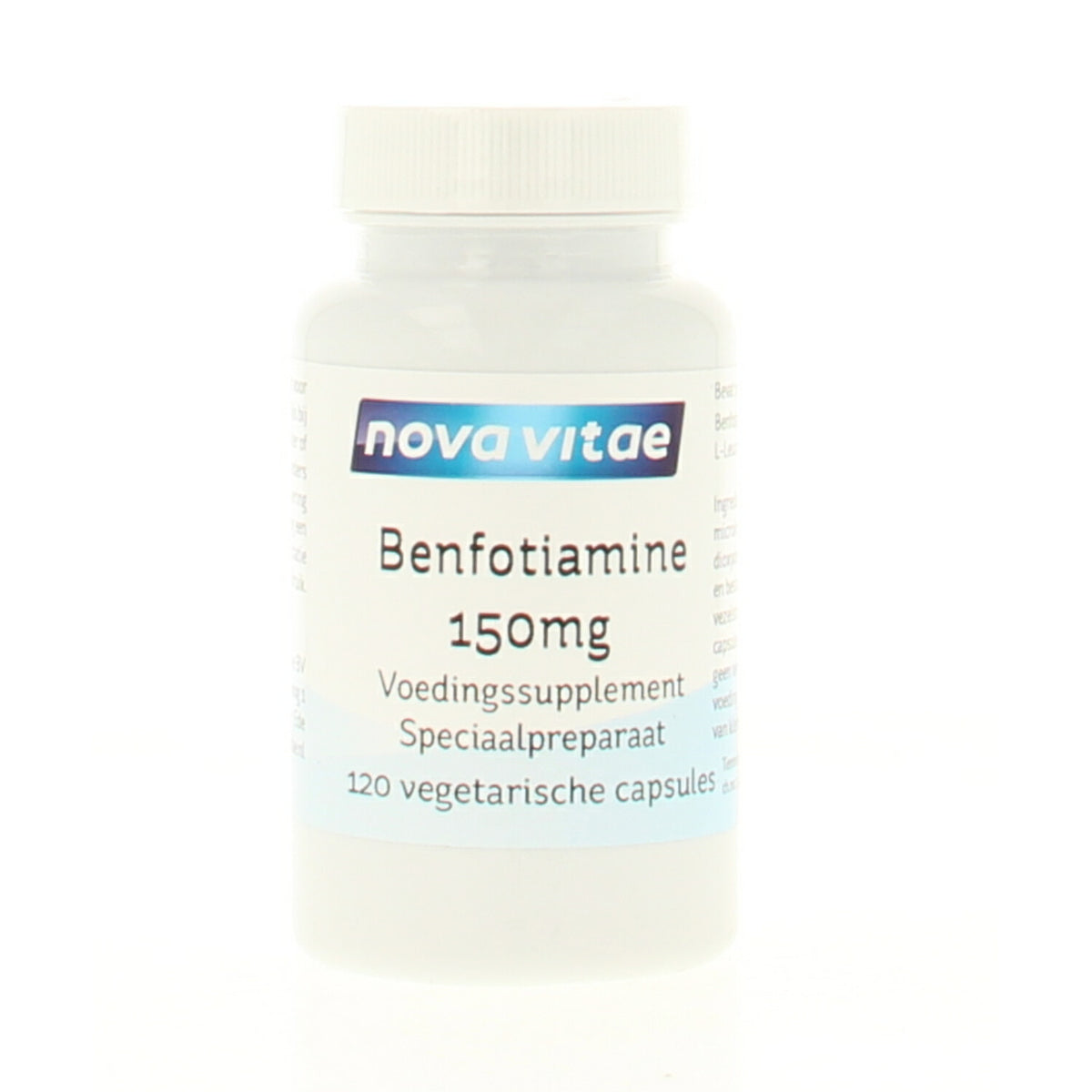 Nova Vitae Benfotiamine (vitamine B1) 150mg 120.00 Vegetarische capsules