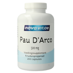 Nova Vitae Pau d'arco 500mg extract 5:1 200.00 Capsules