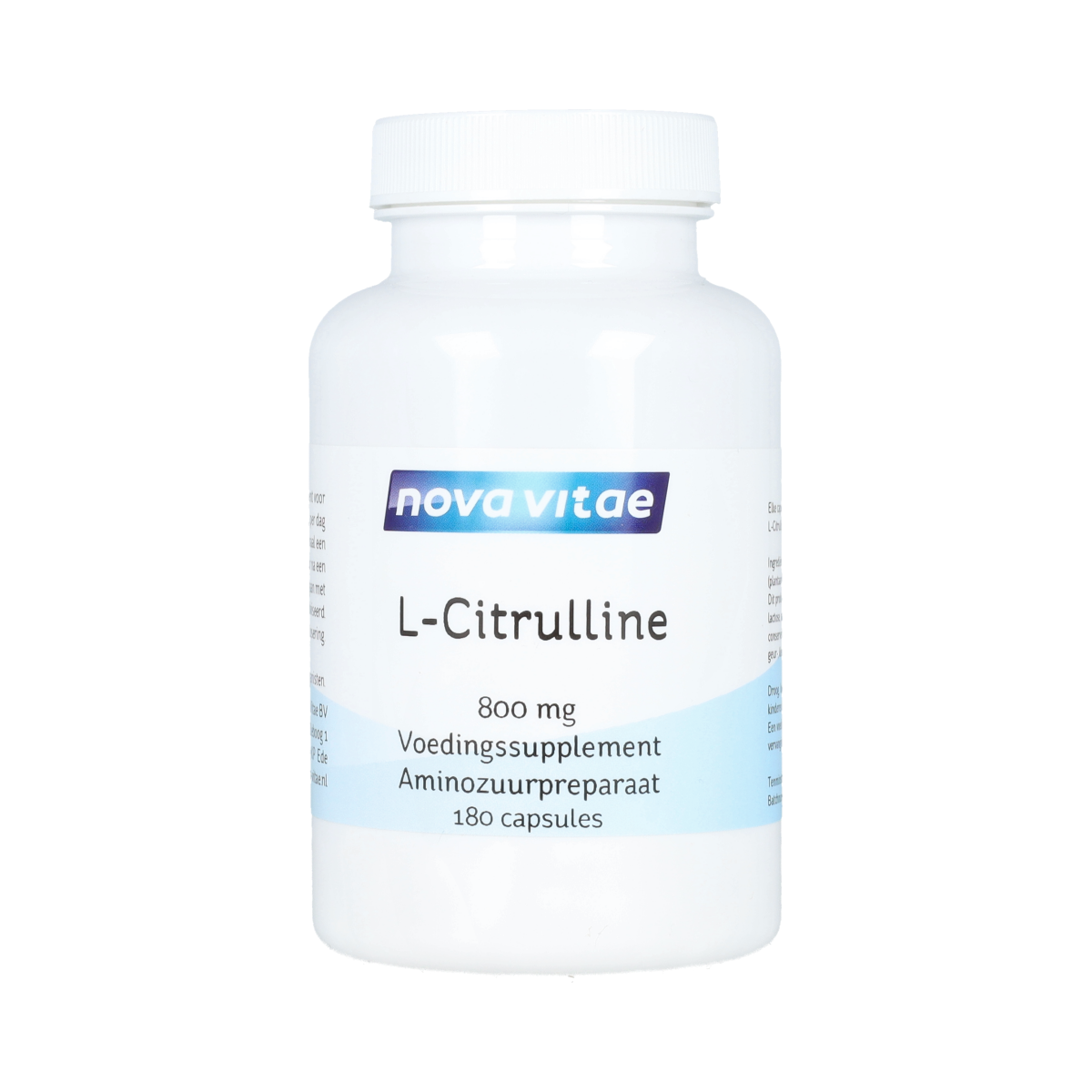 Nova Vitae L-Citrulline 800mg 180.00 Capsules