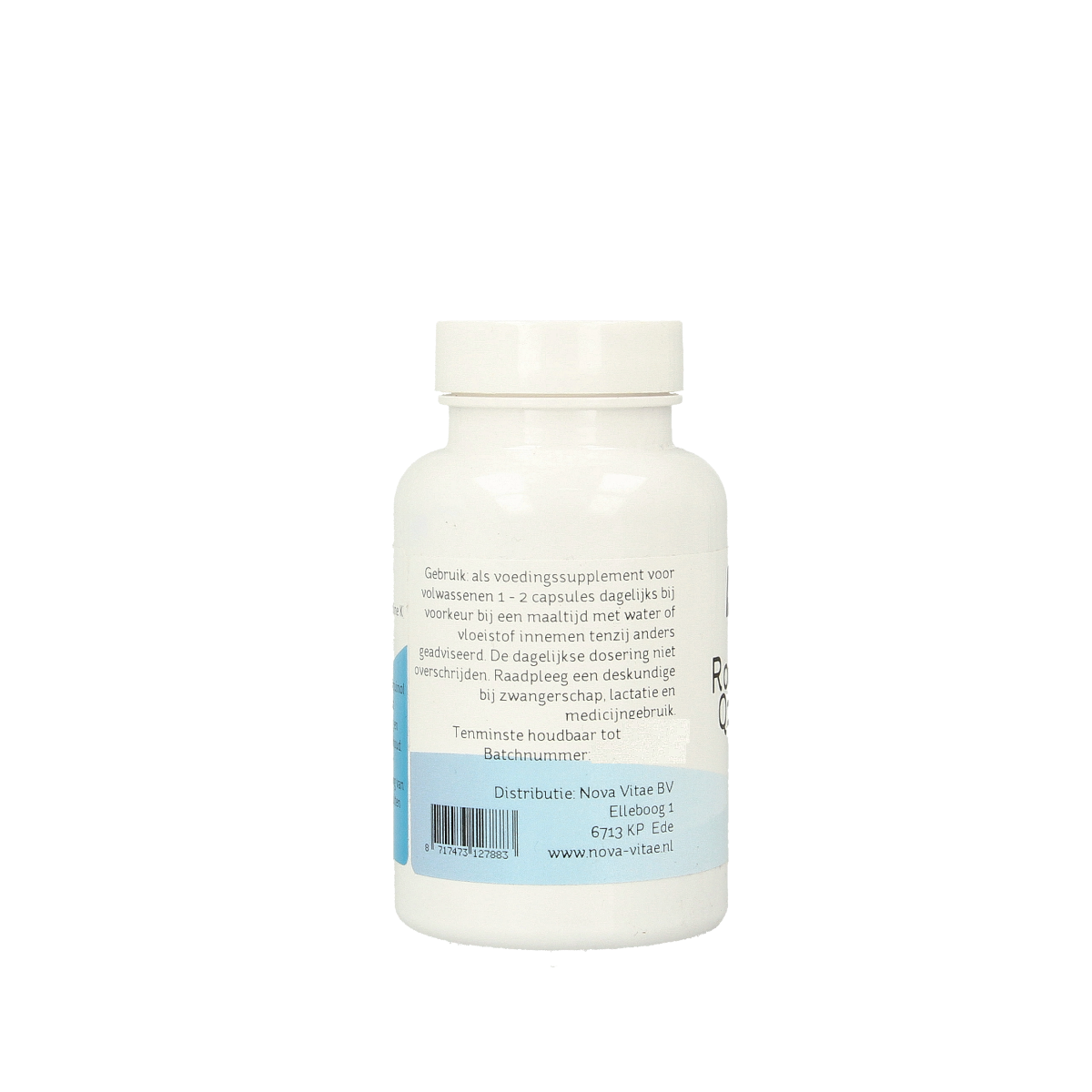 Nova Vitae Rode gist rijst+ Q10 + knoflook 60.00 Vegetarische capsules