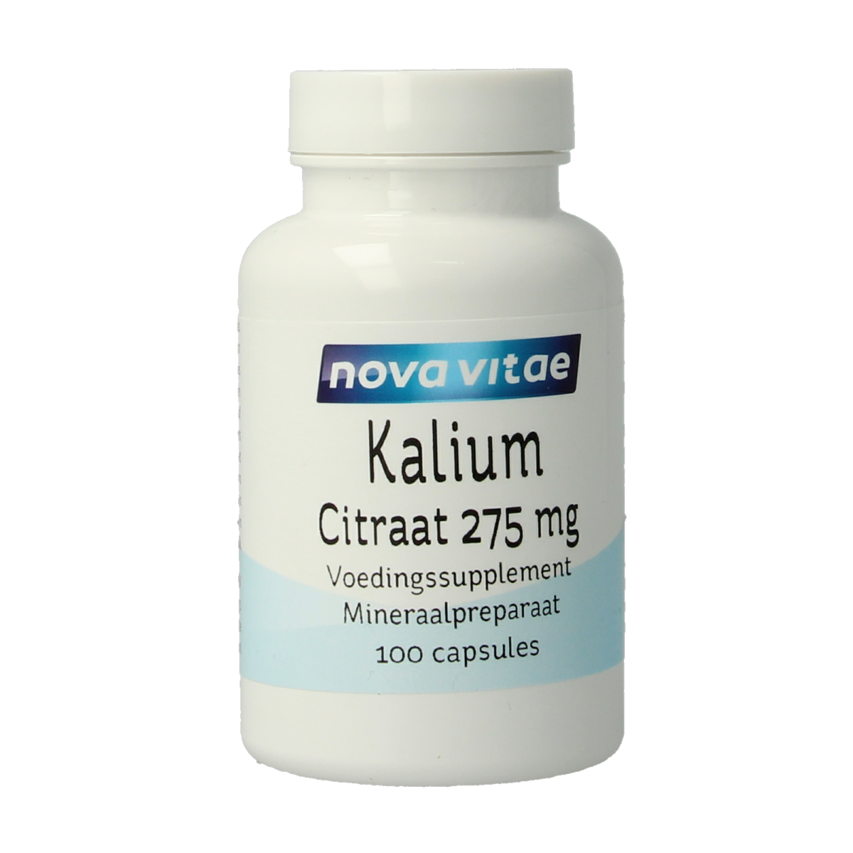 Nova Vitae Kalium citraat 275mg 100.00 Capsules