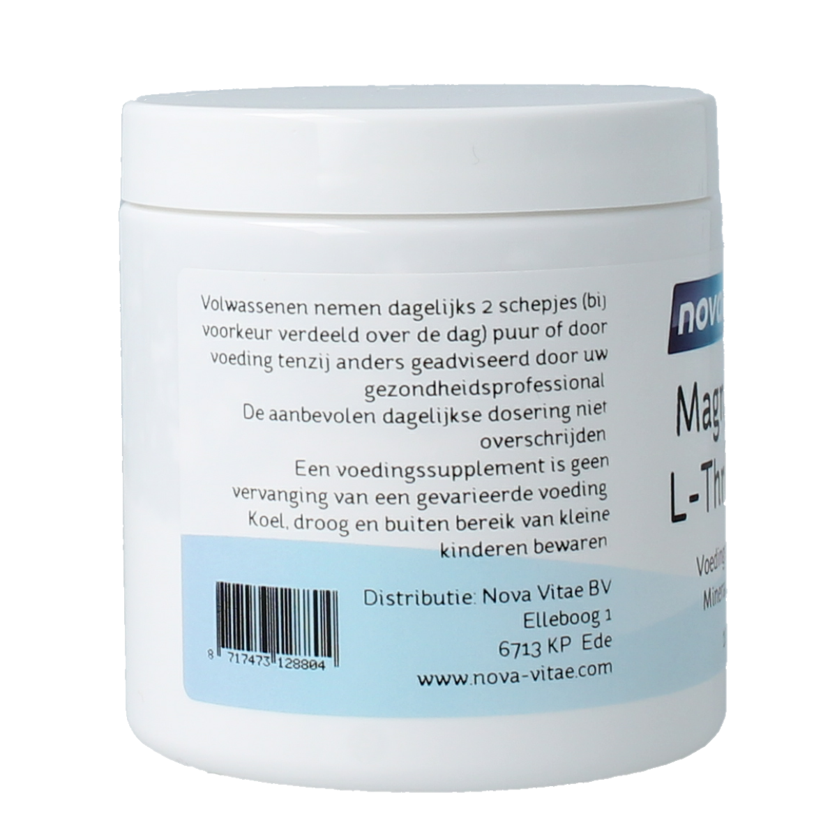 Nova Vitae Magnesium L-threonaat poeder 100.00 Gram