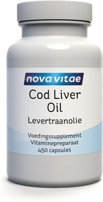 Nova Vitae Levertraanolie capsules 450.00 Capsules