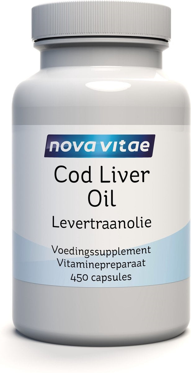 Nova Vitae Levertraanolie capsules 450.00 Capsules
