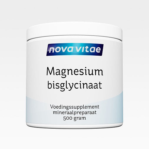 Nova Vitae Magnesium bisglycinaat poeder 500.00 Gram
