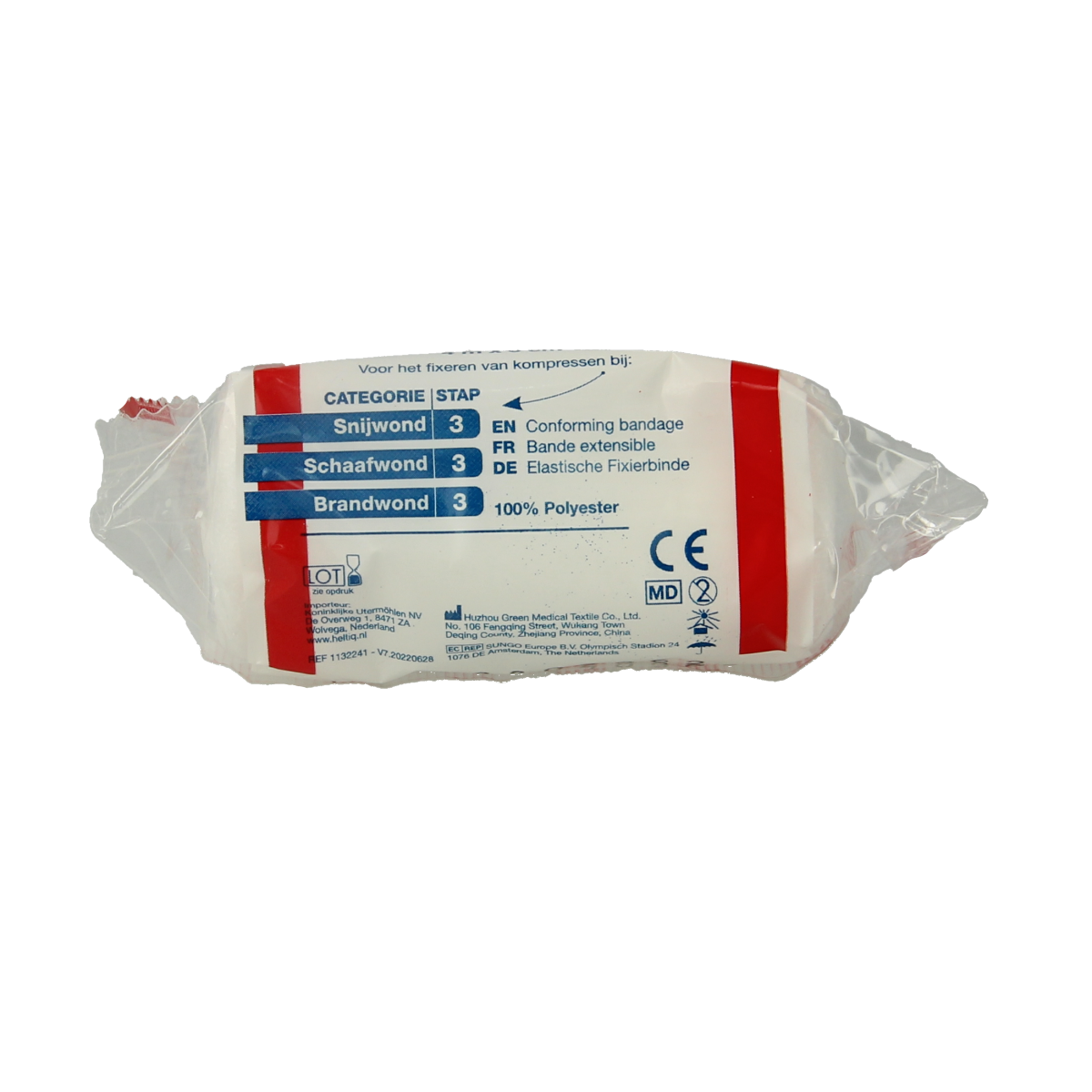 Heltiq Elastisch fixatiewindsel 4m x 6cm 1.00 Stuks