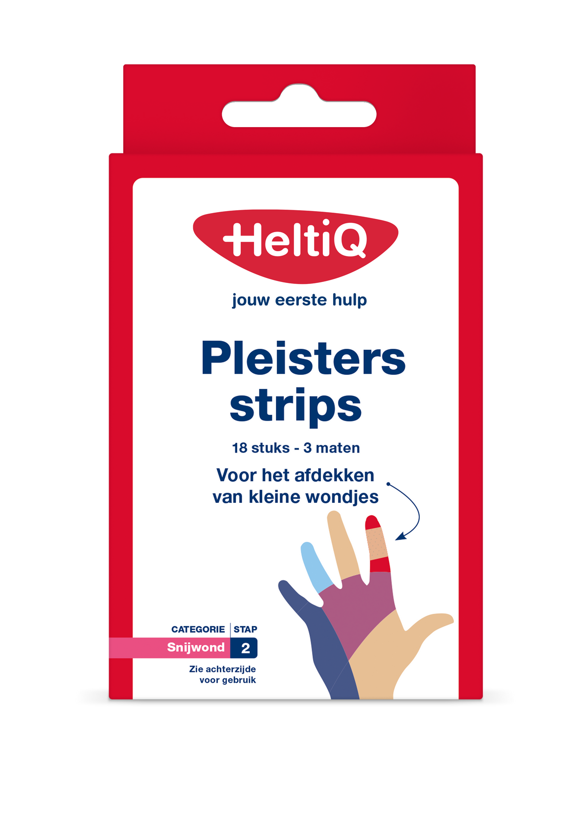 Heltiq Pleisterstrips waterafstotend & elastisch 18.00 Stuks