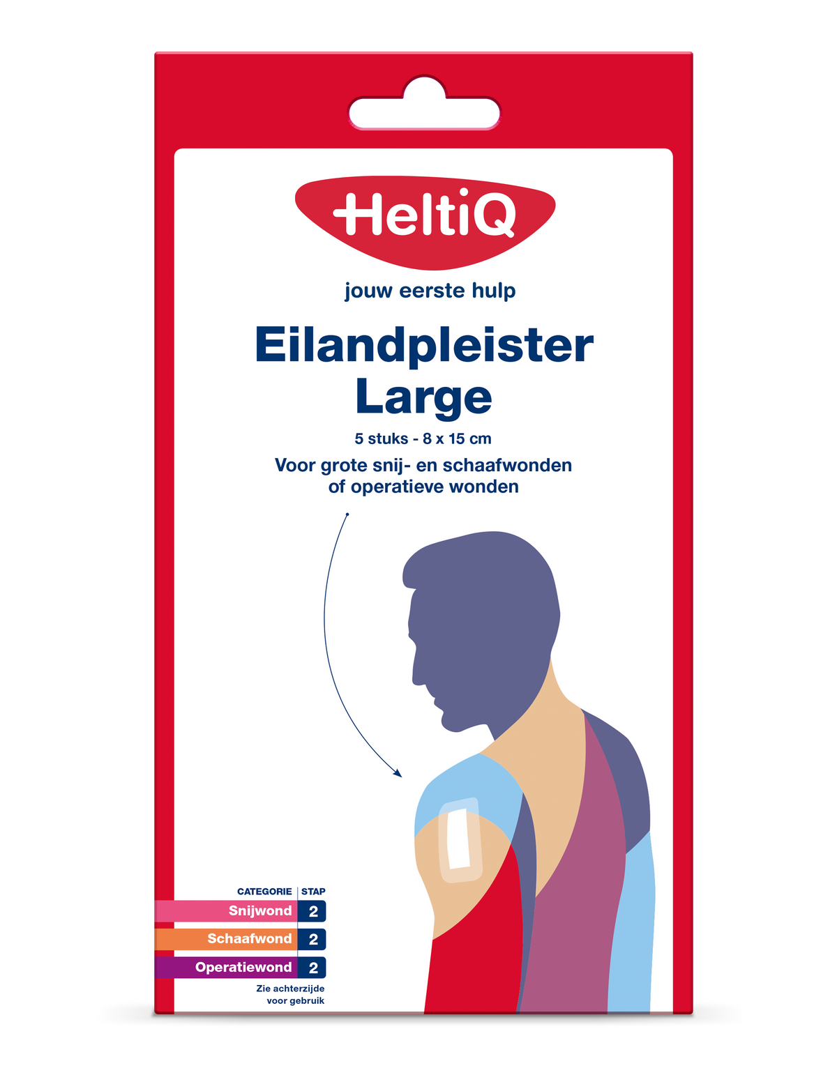 Heltiq Eilandpleisters 8 x 15cm 5.00 Stuks