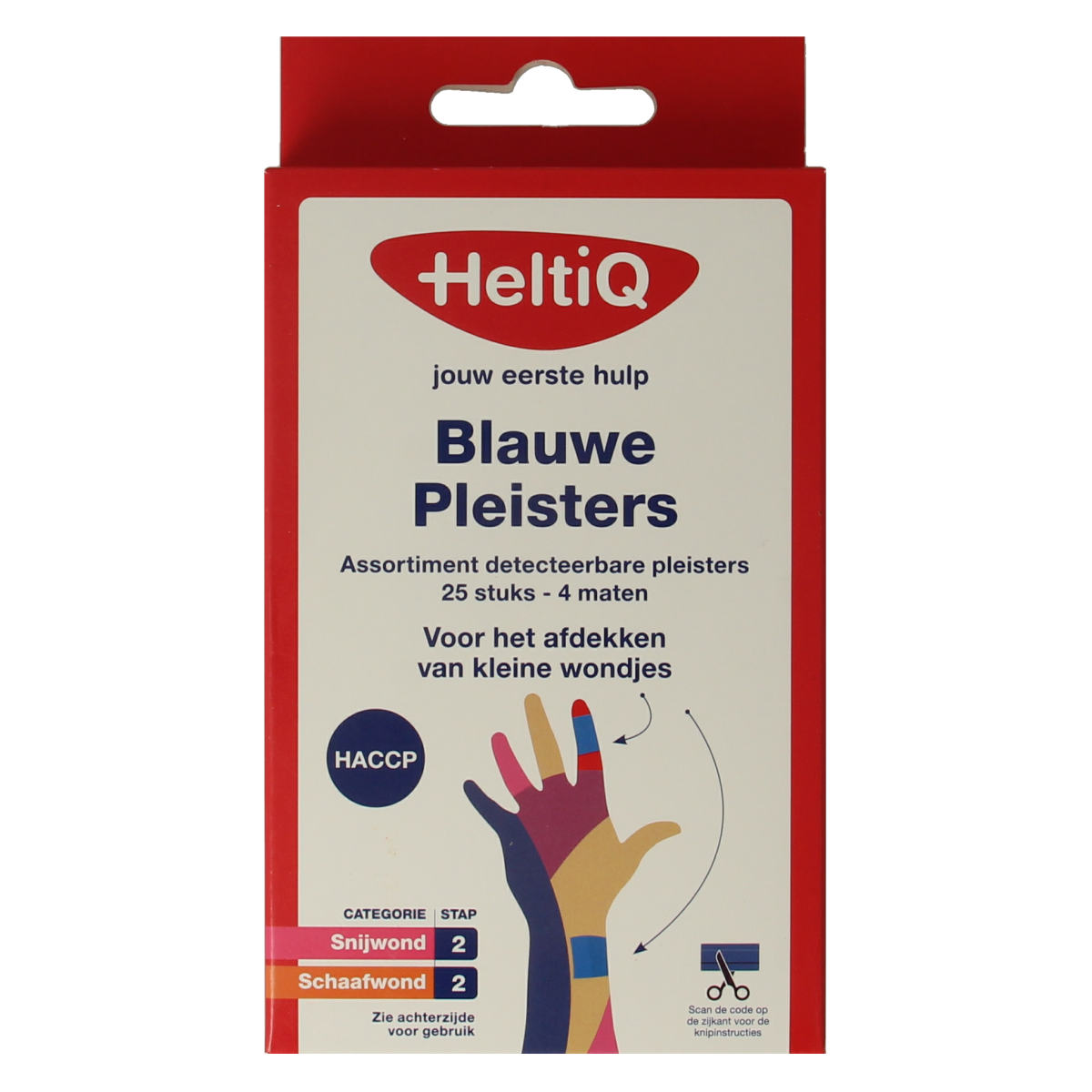Heltiq Detecteerbare pleisters blauw 26.00 Stuks