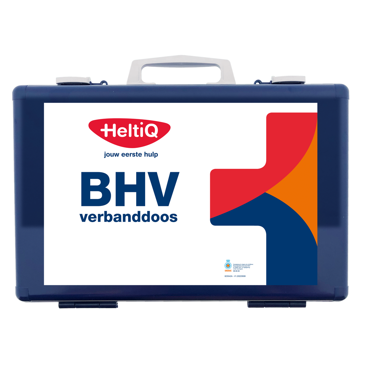 Heltiq BHV verbanddoos modulair (blauw) 1.00 Stuks