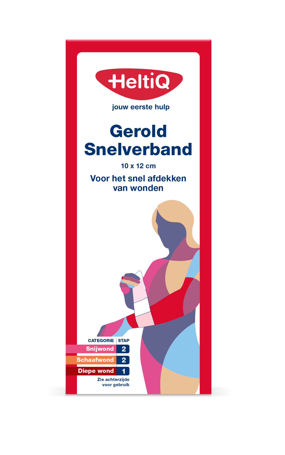 Heltiq Snelverband gerold nr. 3 10 x 12cm 1.00 Stuks