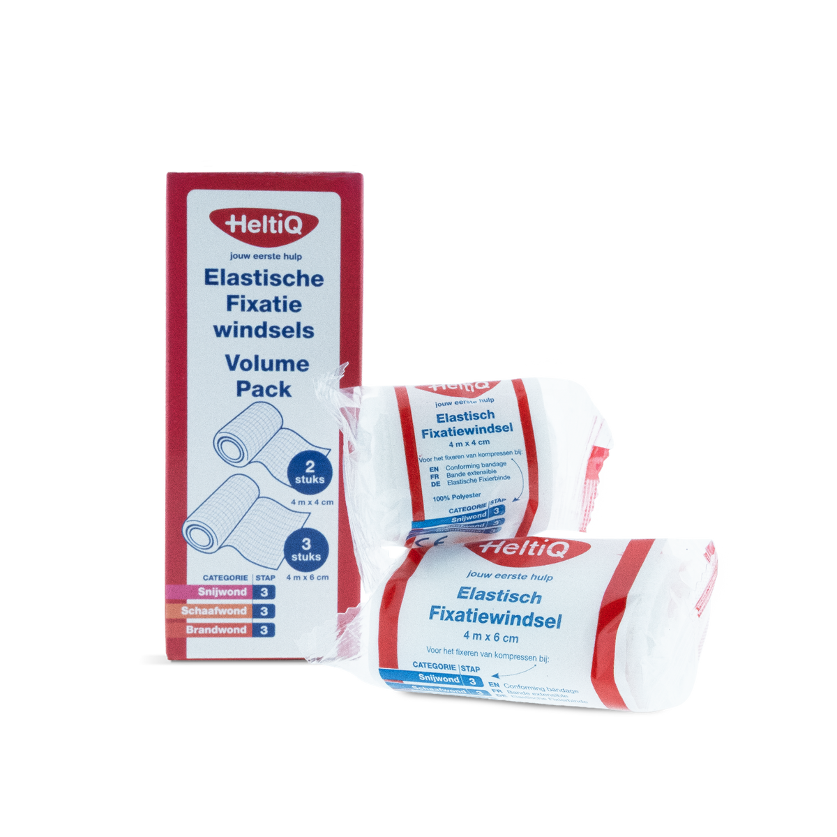 Heltiq Elastische fixatiewindsels volume pack 5.00 Stuks