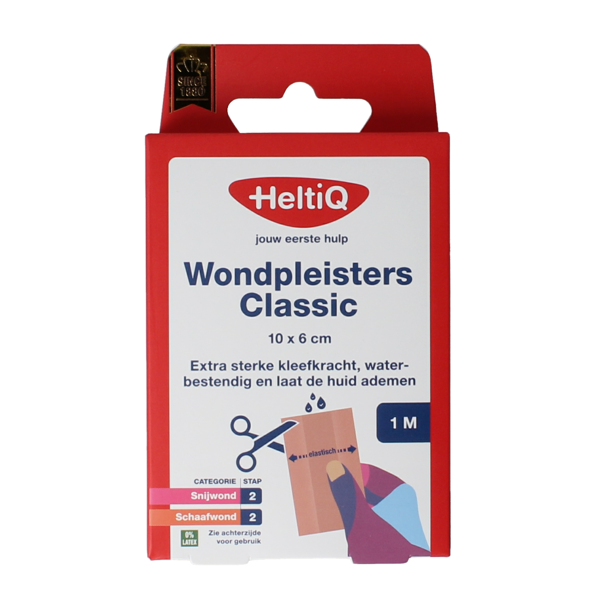 Heltiq Wondpleister classic 10x6cm 1m 1.00 Stuks