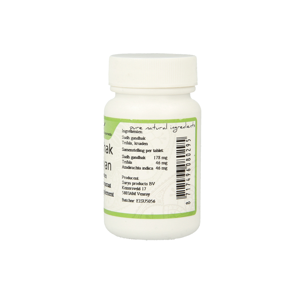 Surya Gandhak rasayan 60.00 Tabletten
