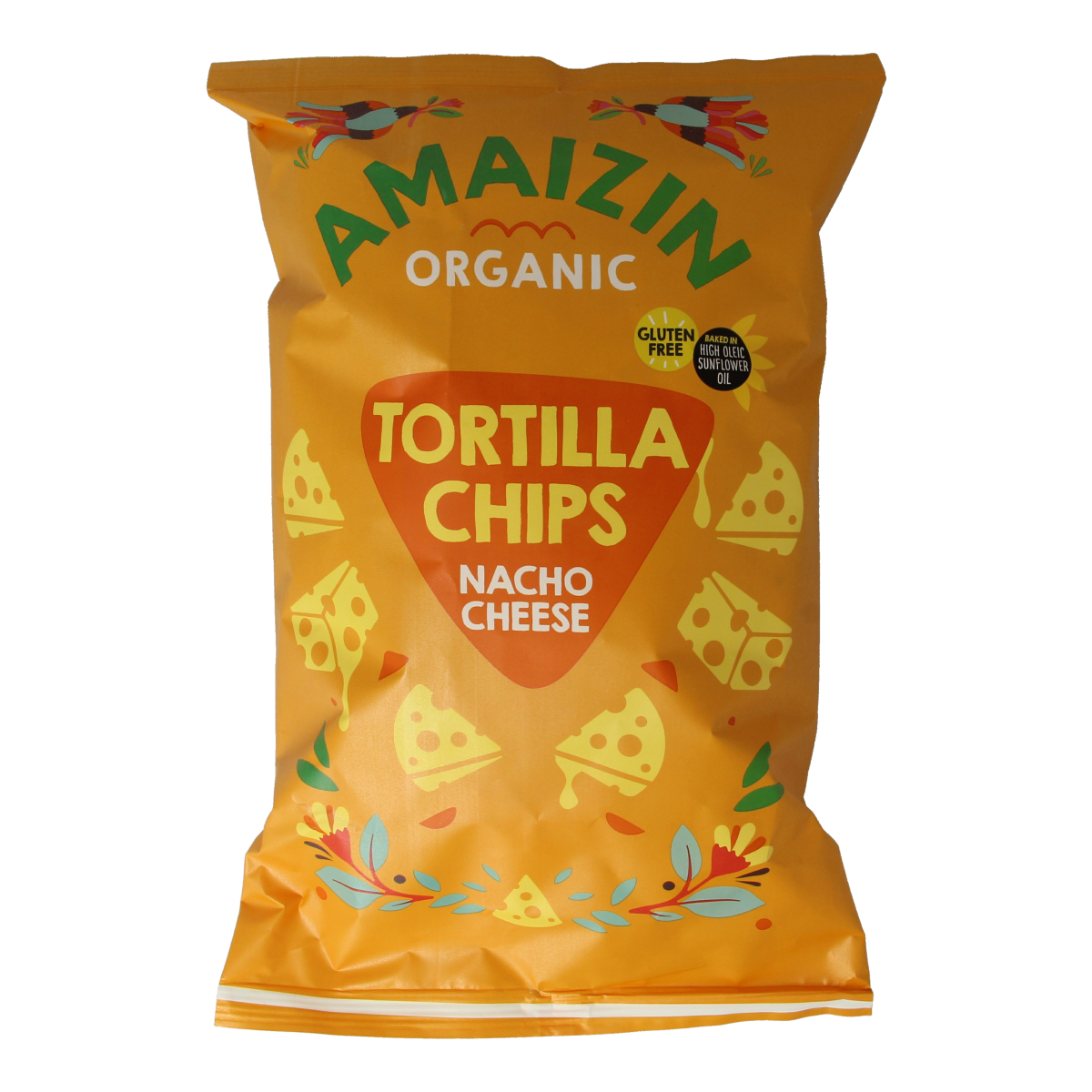 Amaizin Corn chips nacho bio 150.00 Gram