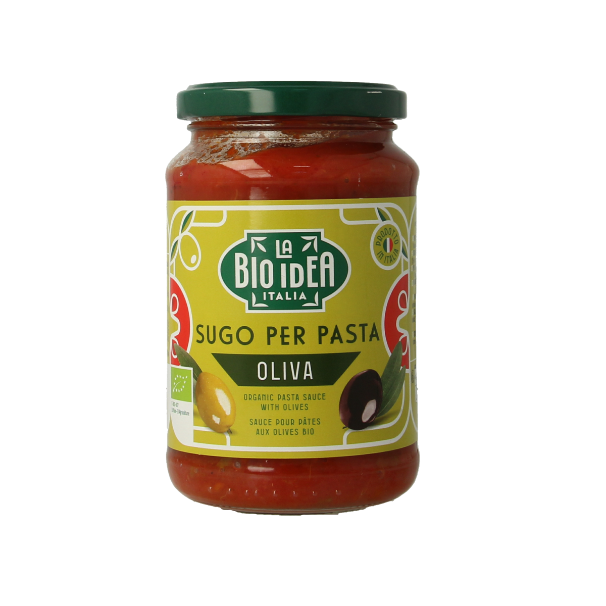 Bioidea Pastasaus olijven bio 340.00 Gram