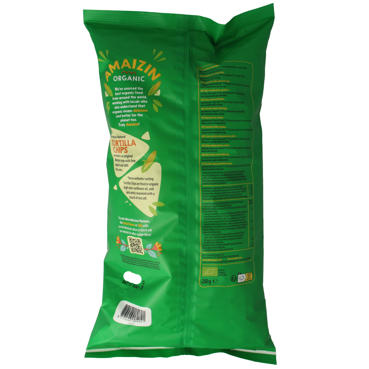 Amaizin Corn chips natural bio 250.00 Gram