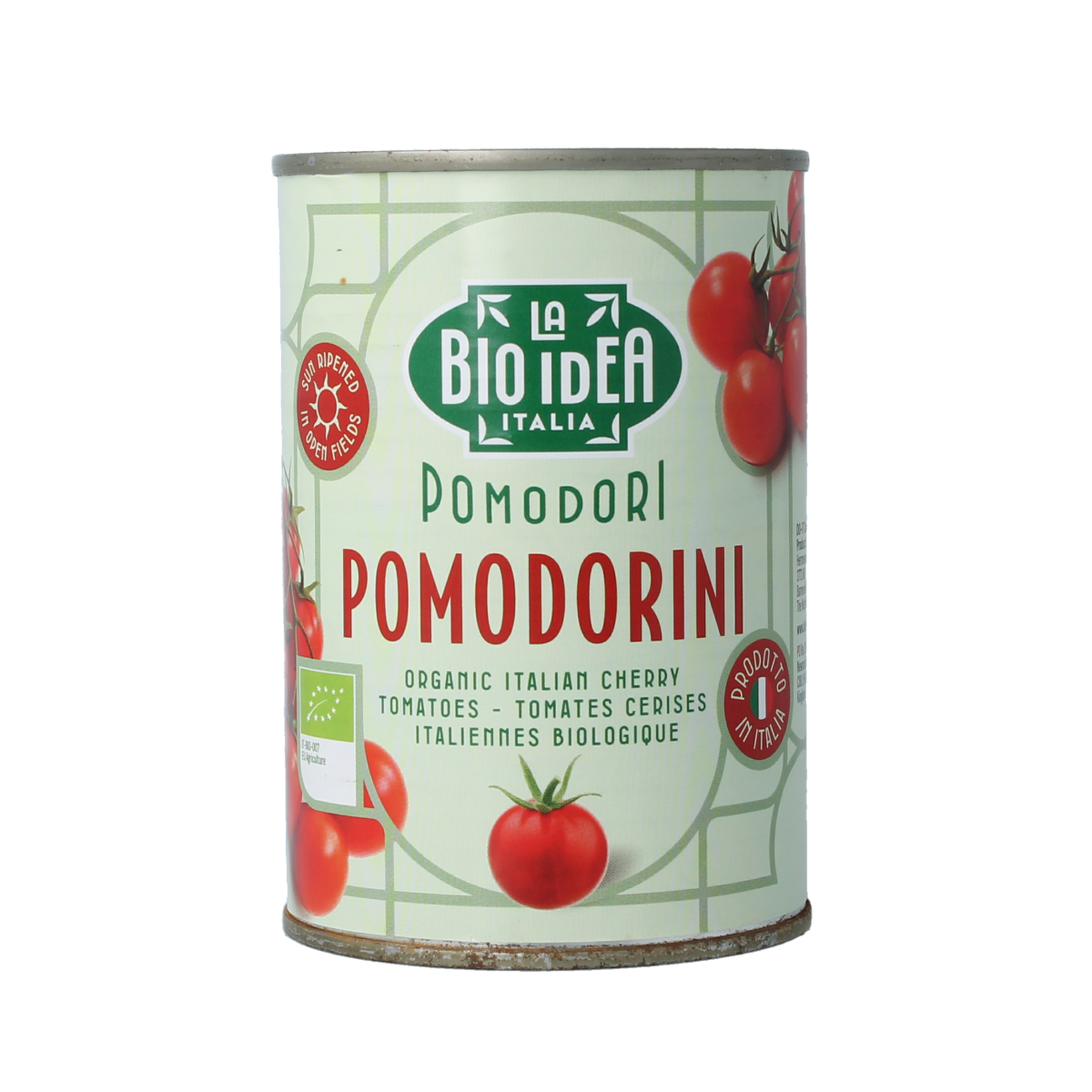 La Bio Idea Cherrytomaten in blik bio 400.00 Gram
