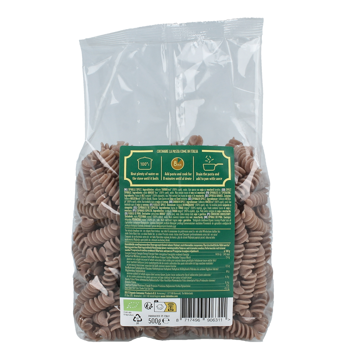 Bioidea Spelt fusilli bio 500.00 Gram