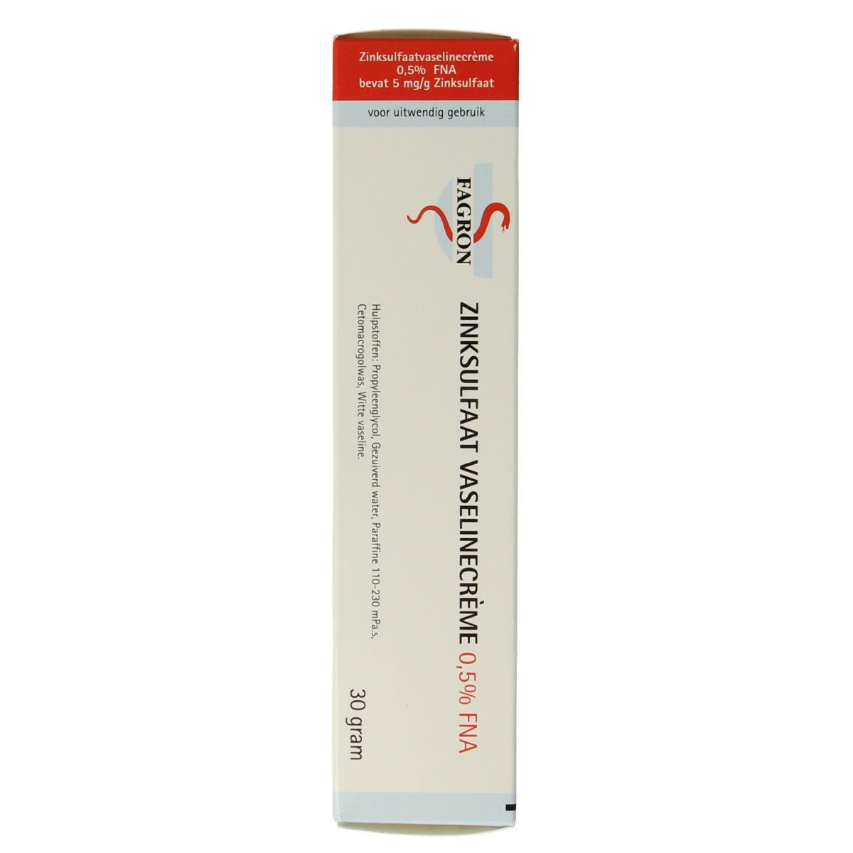 Fagron Zinksulfaat vaselinecreme 0.5% FNA 30.00 Gram