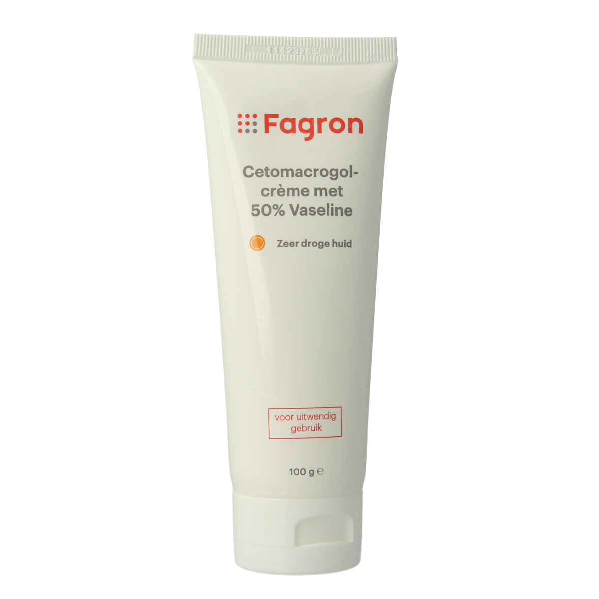 Fagron Cetomacrogol creme 50% vaseline 100.00 Gram